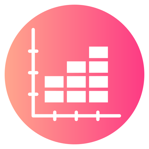 gráfico de barras icono gratis