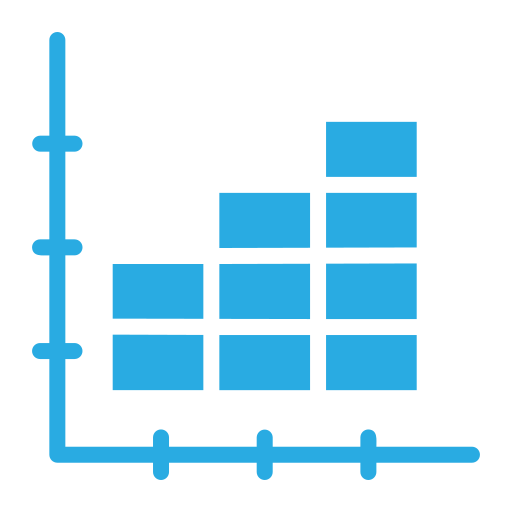 gráfico de barras icono gratis