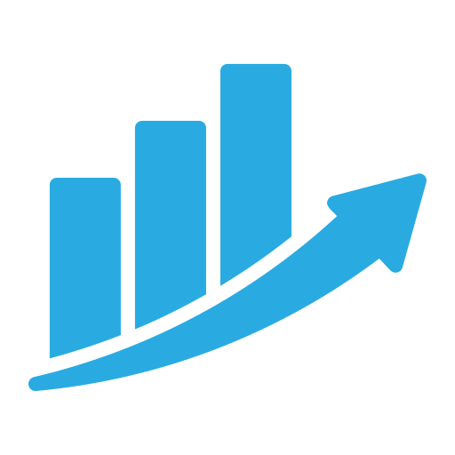 gráfico de barras icono gratis