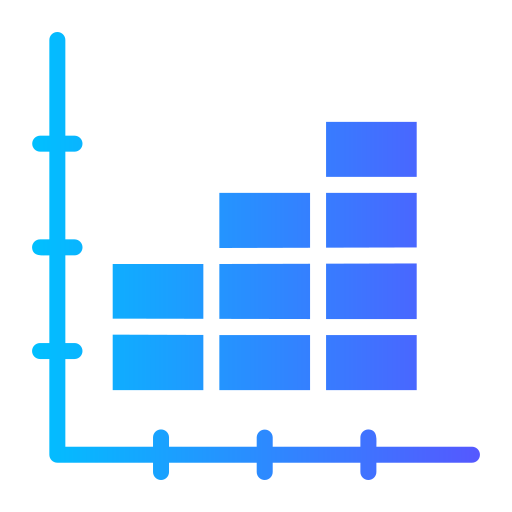 gráfico de barras icono gratis