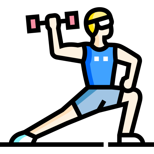 remise en forme vr Icône gratuit