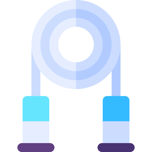 Jumping rope free icon Jumping rope free icon