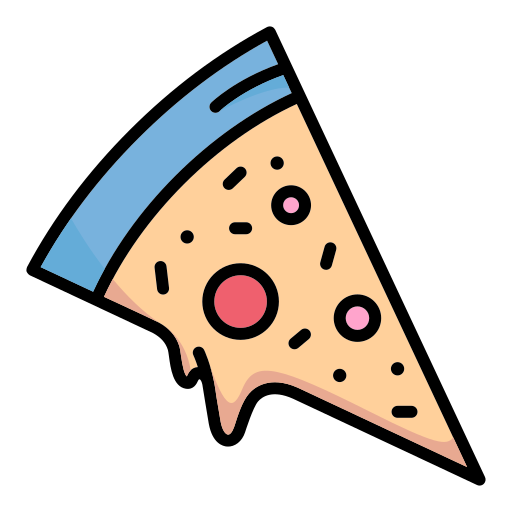 rebanada de pizza icono gratis