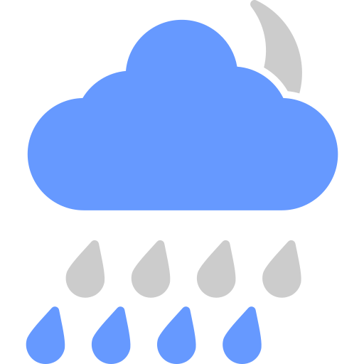 lluvia icono gratis