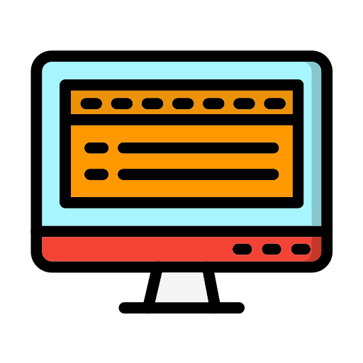 pantalla icono gratis