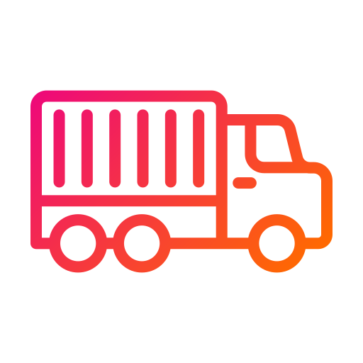 camión de reparto icono gratis