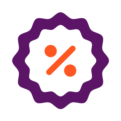 desconto grátis ícone