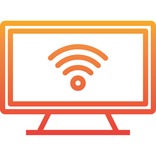 televisión inteligente icono gratis