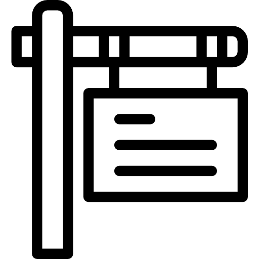 Sign free icon