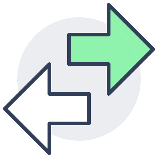 flechas icono gratis