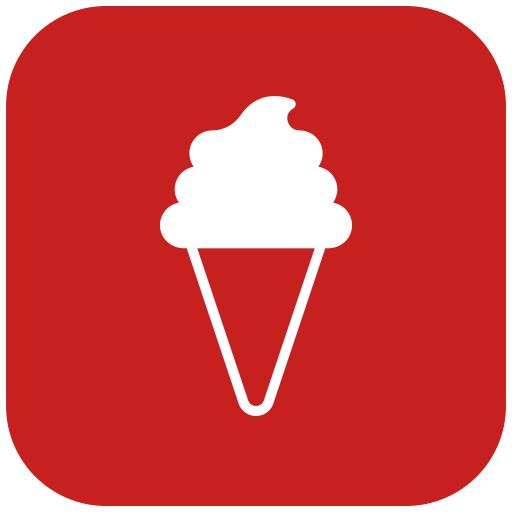 cucurucho de helado icono gratis