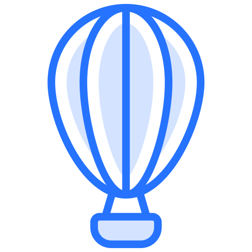 globo aerostático icono gratis