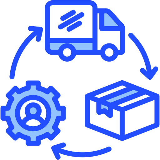 Supply chain management - Free shipping and delivery icons