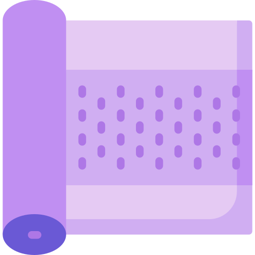 Purple yoga mat texture background Stock Photo