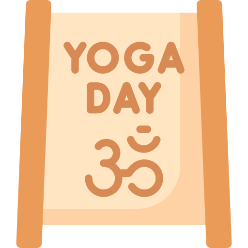 dia internacional del yoga icono gratis