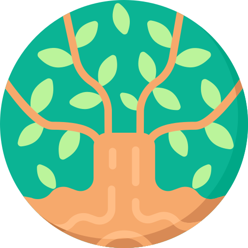 Árbol de la vida icono gratis