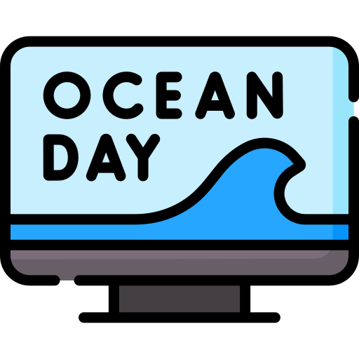 World oceans day free icon World oceans day free icon