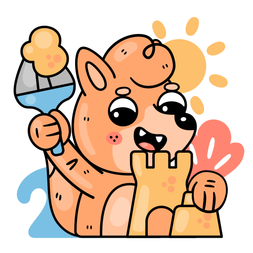 Summer free sticker