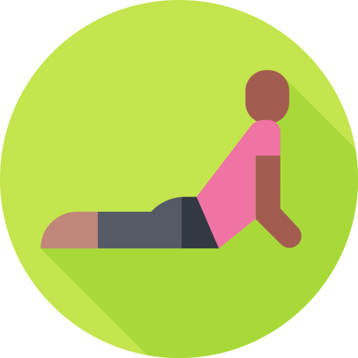 postura de yoga icono gratis