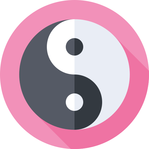 yin yang icono gratis