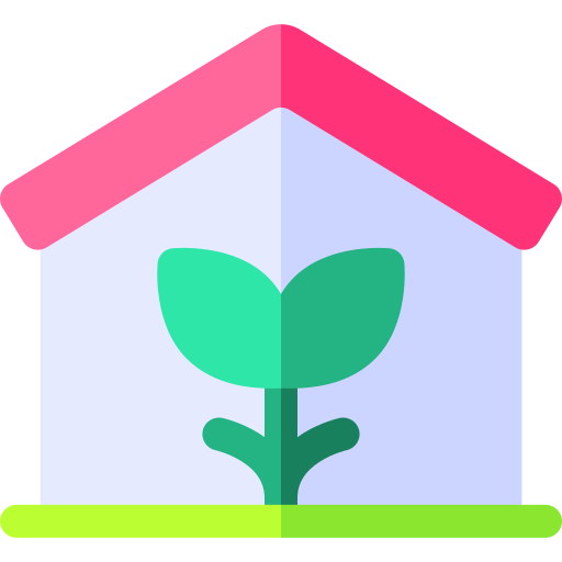 casa ecológica icono gratis