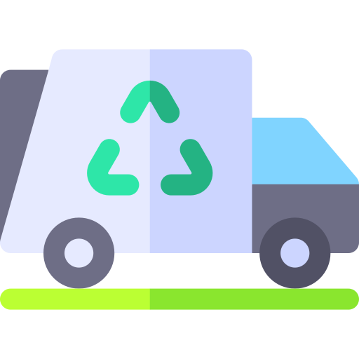 caminhão de reciclagem grátis ícone