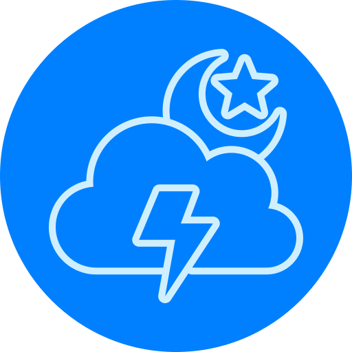 Cloudy night free icon Cloudy night free icon