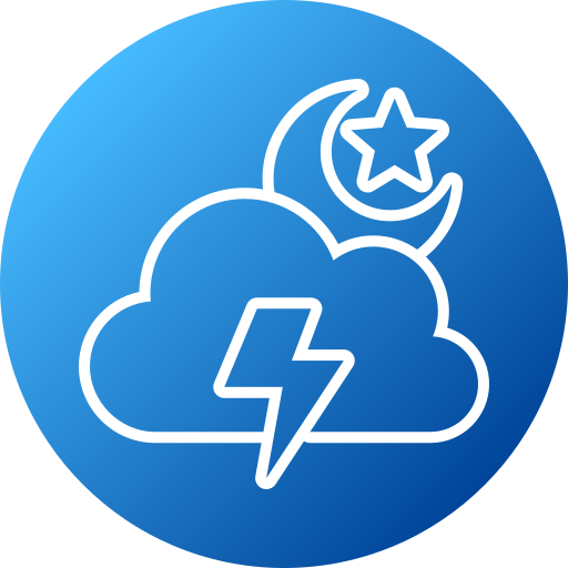 흐린 밤 무료 아이콘 흐린 밤 무료 아이콘