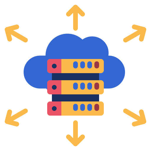 computación en la nube icono gratis