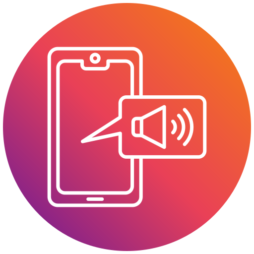 mensaje de voz icono gratis