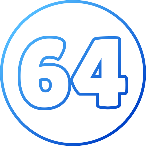 64 icono gratis