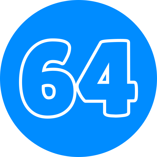 64 icono gratis