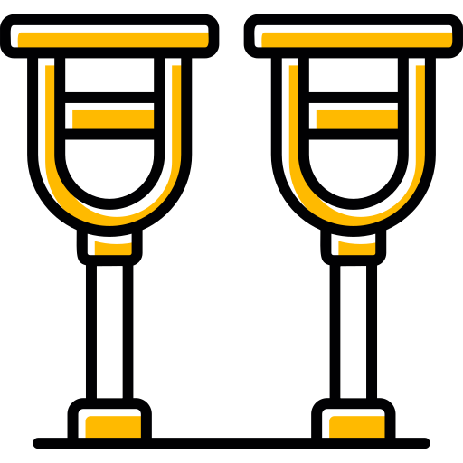 muletas grátis ícone