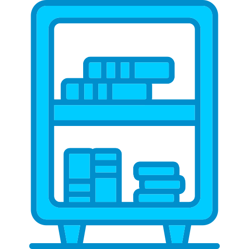 estante para libros icono gratis
