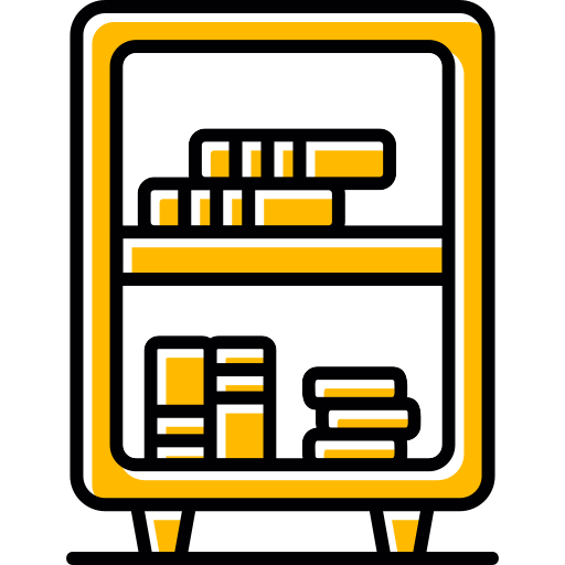 estante para libros icono gratis