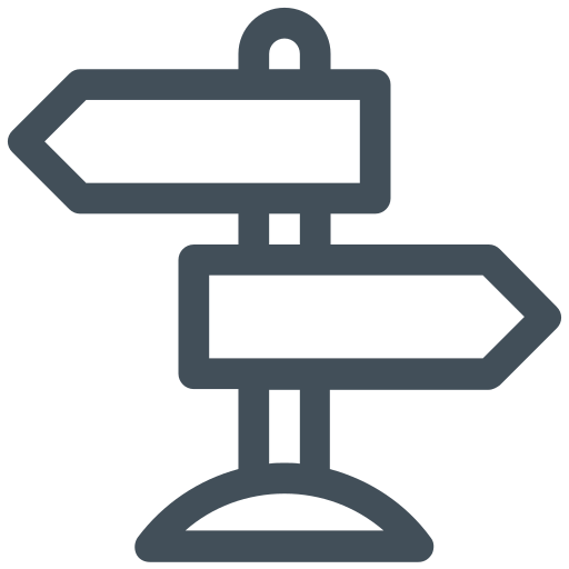 방향 무료 아이콘