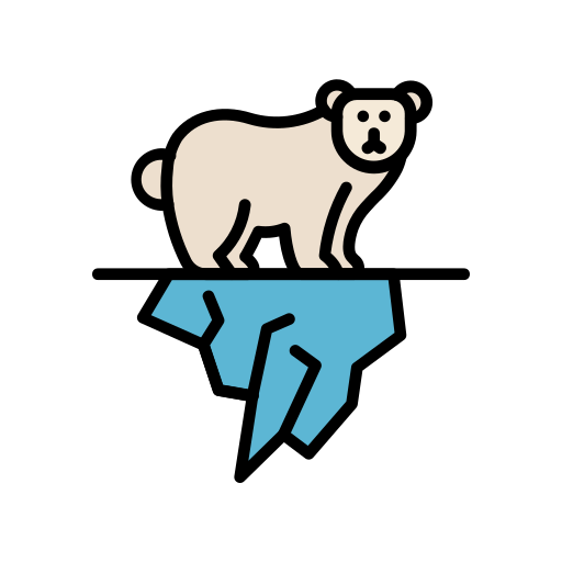 oso polar icono gratis