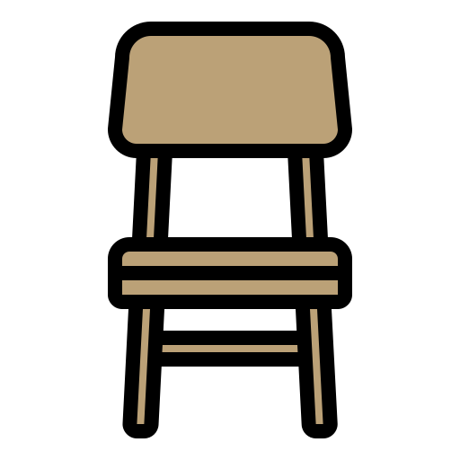 Dining chair - Free furniture and household icons