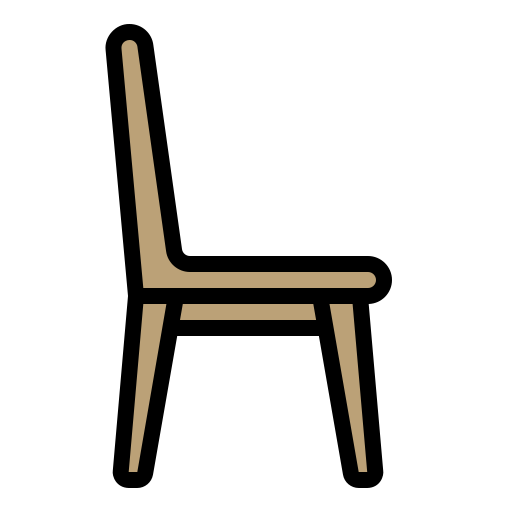 Dining chair - Free furniture and household icons