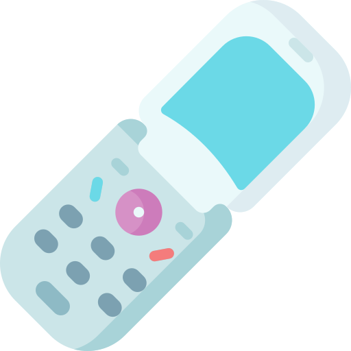 teléfono de tapa icono gratis