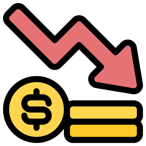 Deflation - Free business and finance icons