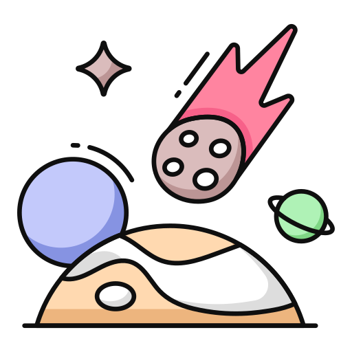 meteorito icono gratis