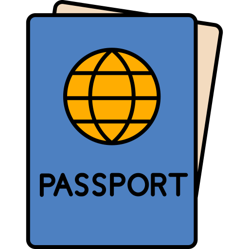 pasaporte icono gratis