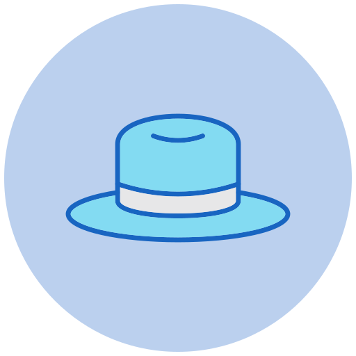 sombrero de fieltro icono gratis