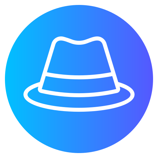 sombrero de fieltro icono gratis