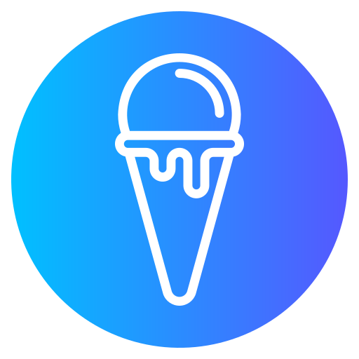 cucurucho de helado icono gratis