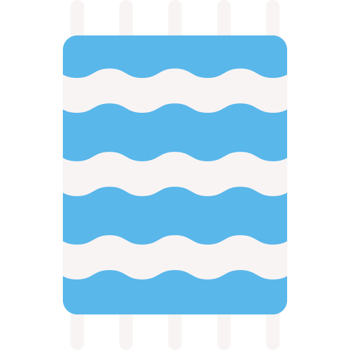 toalla de playa icono gratis