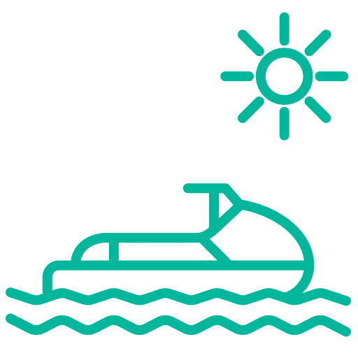 moto acuática icono gratis