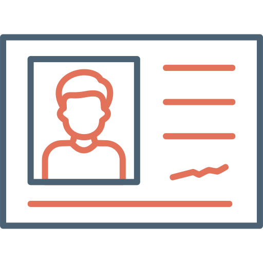 tarjeta de identificación icono gratis