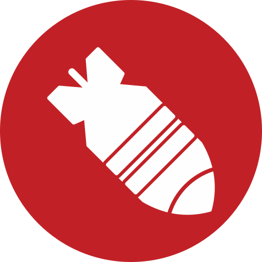 bomba nuclear grátis ícone